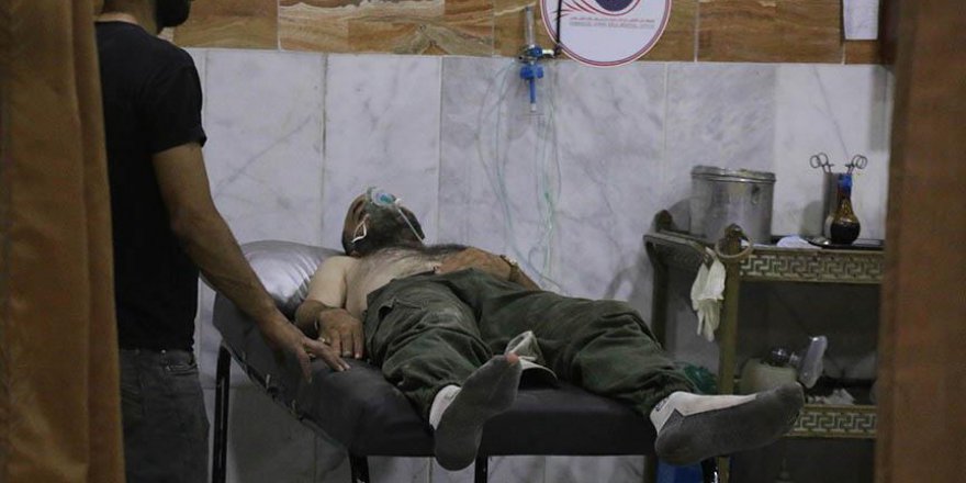 Suriye'de rejiminin, Doğu Guta'ya zehirli gazla saldırı düzenlediği iddia edildi
