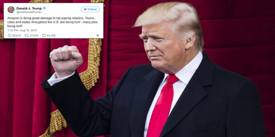 Trump'ın tweeti Amazon'a 6 milyar dolara mal oldu