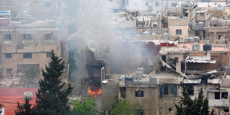 Lübnan'daki Filistinli mülteci kampında çatışma