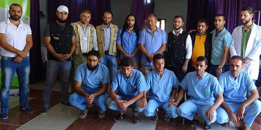 İdlib'de ücretsiz hizmet verecek hastane açıldı