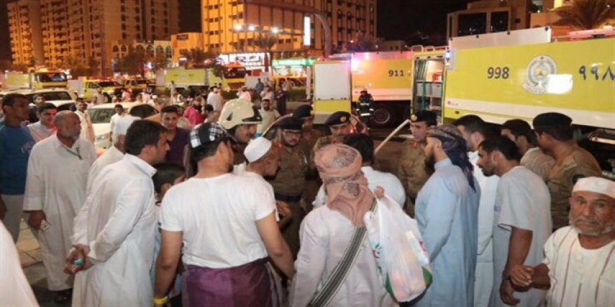 Türk hacı adaylarının kaldığı otelde yangın