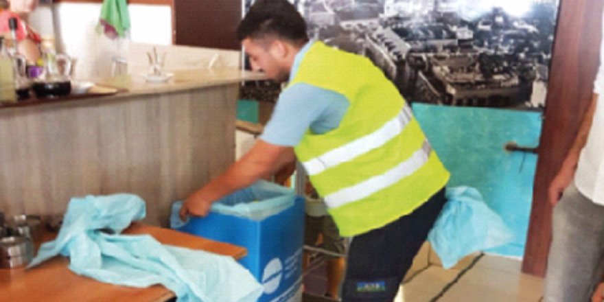 İş yerlerine geri dönüşüm kutusu