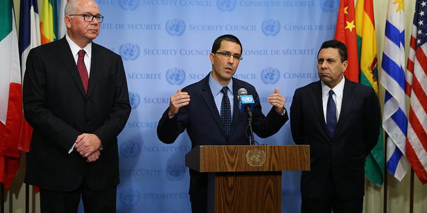 Arreaza: ABD ülkemizde insani kriz çıkarmayı amaçlıyor