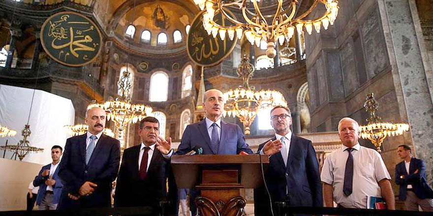 Kültür Bakanı Kurtulmuş'tan 'Ayasofya cami olacak mı' açıklaması