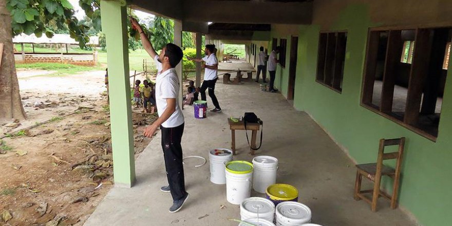 TİKA'nın gönüllüleri Gana'da