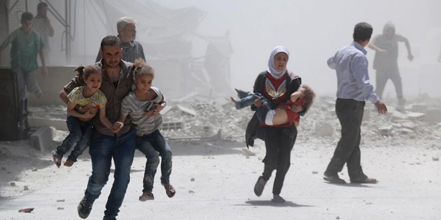 Esed güçleri Doğu Guta'da çocukları vurdu