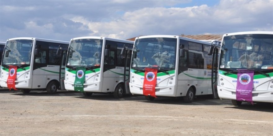 Siirt'te Bayram boyunca ulaşım ücretsiz