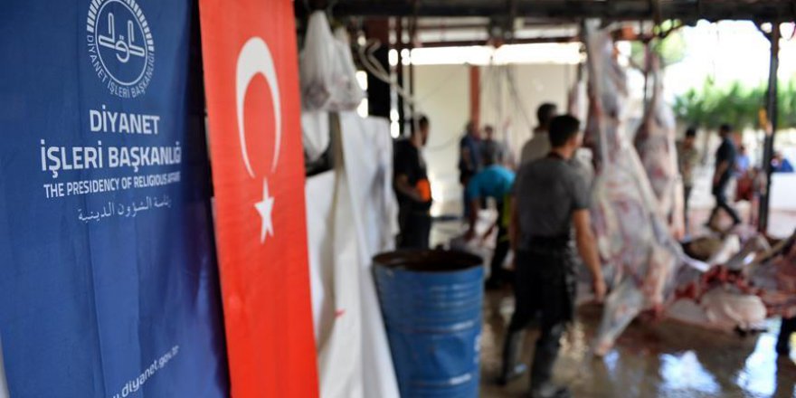 TDV Lübnan'da kurban kesti