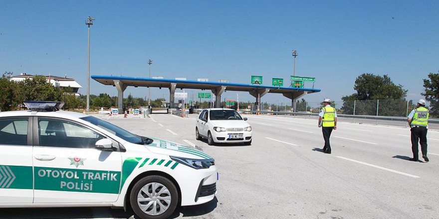 Otoyollarda araçların ortalama hızları tespit ediliyor