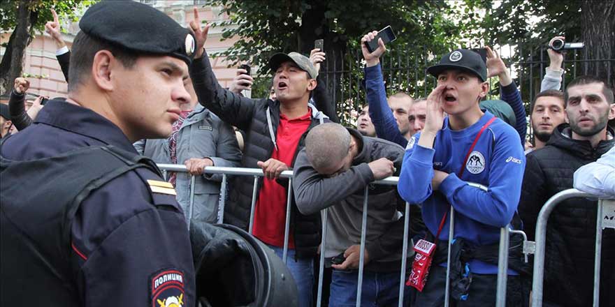 Arakan'daki katliam Rusya'da protesto edildi