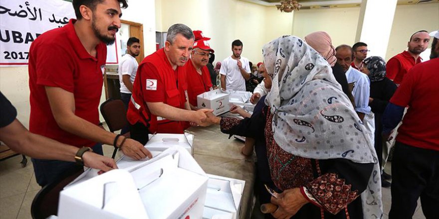 Türk Kızılayı Filistin'deki ihtiyaç sahiplerine ulaştı