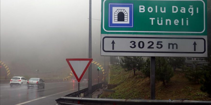 Bolu Dağı Tüneli'nden bayramda 620 bin araç geçti