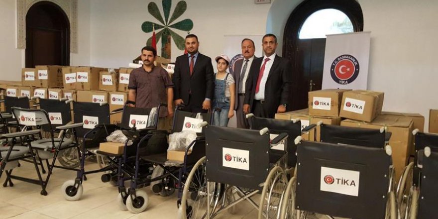 TİKA'dan Irak'ta engellilere destek