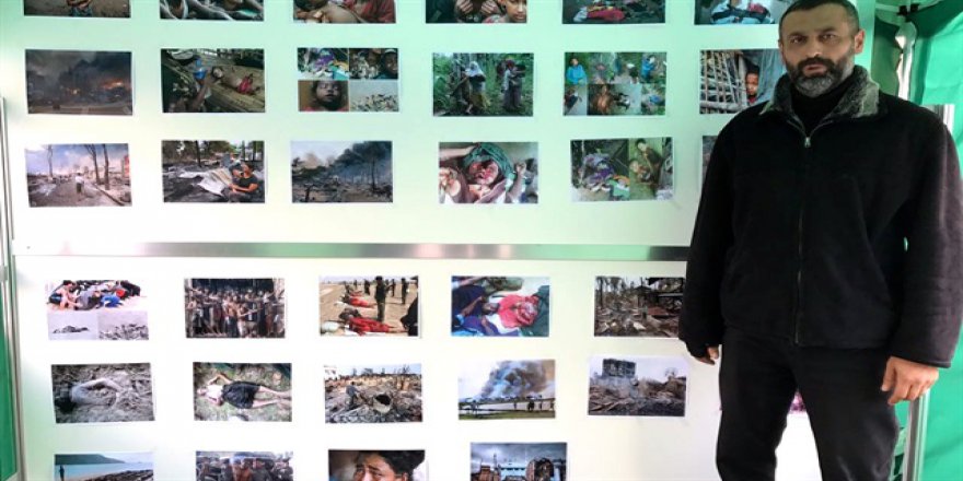 Arakan için Almanya'da çadır kuruldu