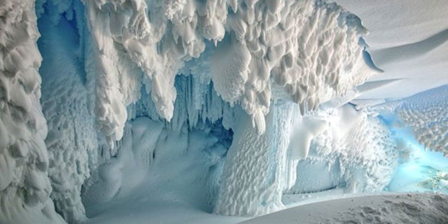 Buz kaplı mağaralarda bilinmeyen canlılar keşfi