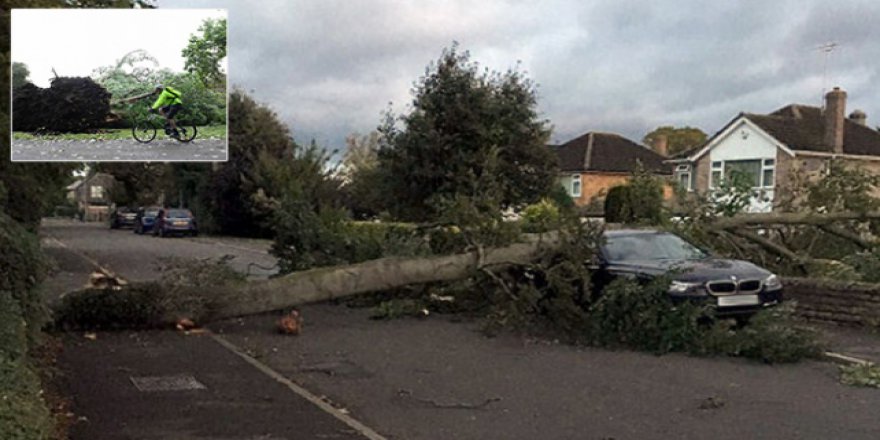Şiddetli fırtına Avrupa'yı etkisine aldı