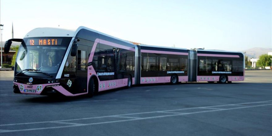 Malatya'da kadınlara özel 'pembe trambüs' uygulaması hizmete başlıyor