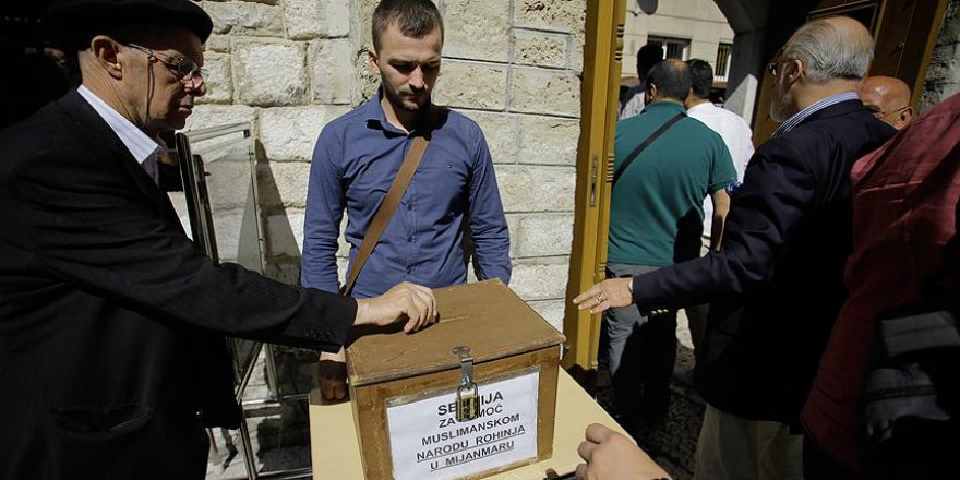 Bosna Hersek'ten Arakan Müslümanlarına yardım