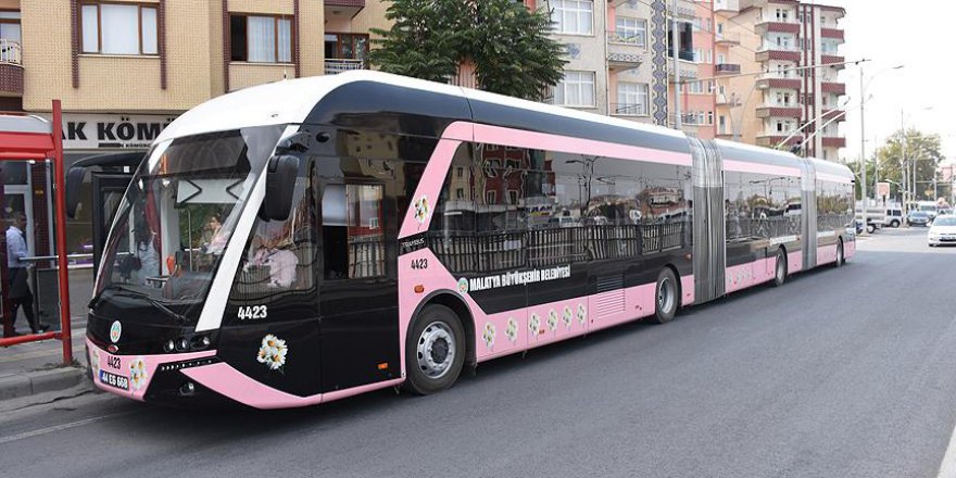 Malatya'da 'pembe trambüs' uygulaması başladı