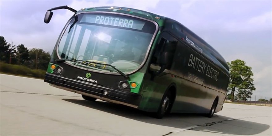 Tek şarjla 1700km katedebilen elektrikli otobüs