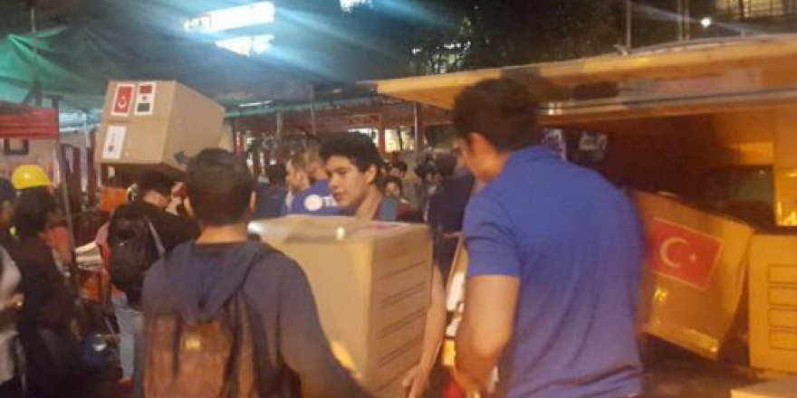 TİKA'dan Meksika'daki depremzedelere destek