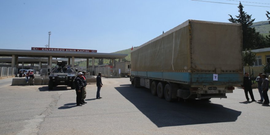 Suriyelilere 16 tır insani yardım
