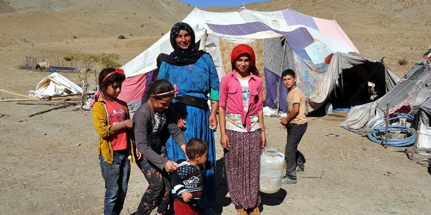 Muş'ta göçerlerin renkli yaşamı