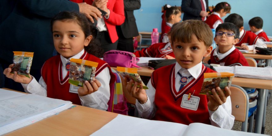 81 ildeki 6 milyon öğrenciye üzüm dağıtılacak