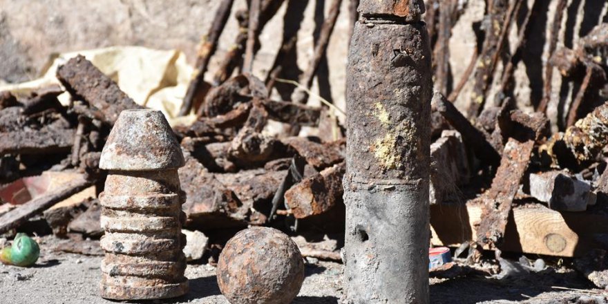 Restorasyon çalışmasından Osmanlı mermileri çıktı