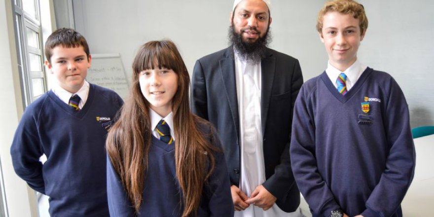 Müslüman eğitimci ile buluştular İslam'a bakışları değişti