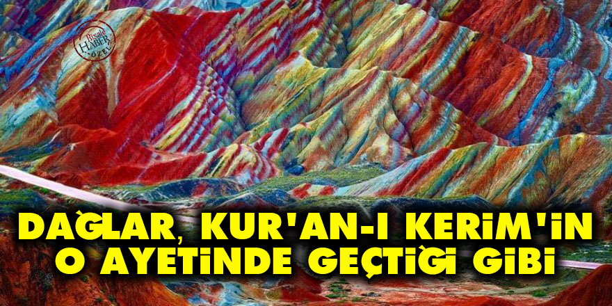 Dağlar, Kur'an-ı Kerim'in o ayetinde geçtiği gibi