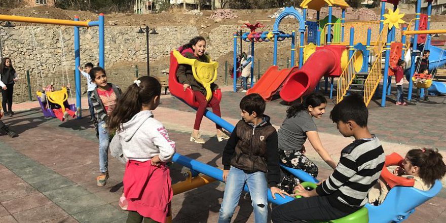 Şemdinli'de çocuklar için park ve oyun alanı