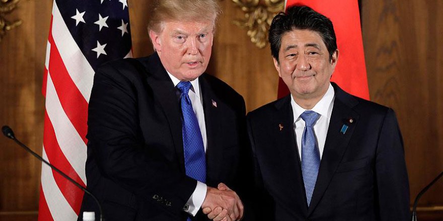 Trump Japonya Başbakanı Abe ile görüştü
