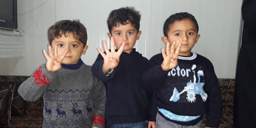 Suriyeli üçüzler Türkiye'de ve sağlıklı