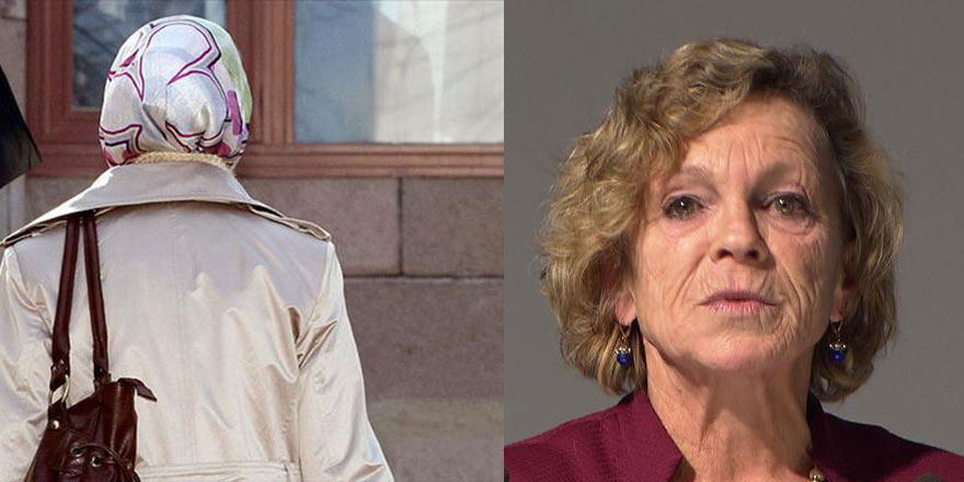 Alman profesör başörtülü kızdan herkesin önünde özür diledi