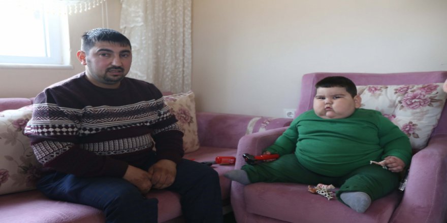 37 kiloya ulaşan Yağız bebek ilacına kavuştu