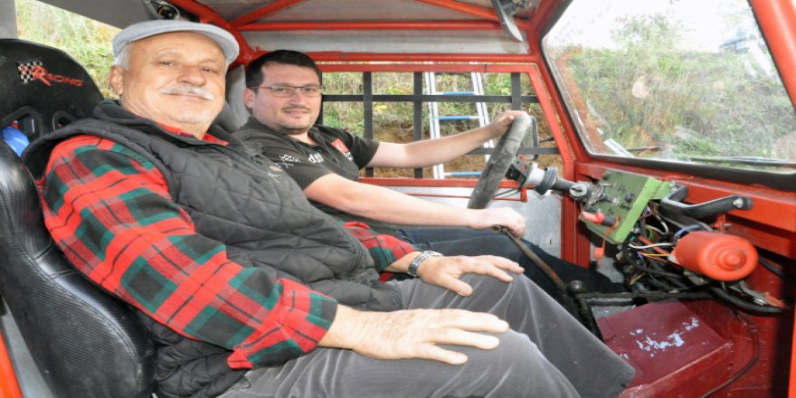 5 bin lira harcayarak yaptığı araç yarışlarda derece topluyor