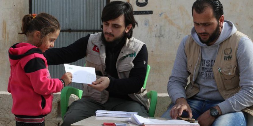 İdlib'teki 3 bin 200 yetime yardım gönderildi