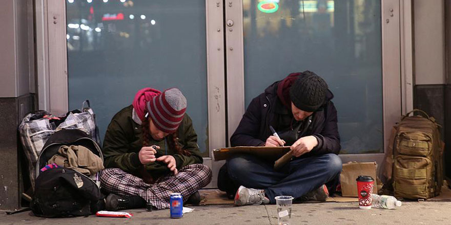 ABD'de evsizlerin nüfusu Türkiye'de 47 şehri geride bırakıyor