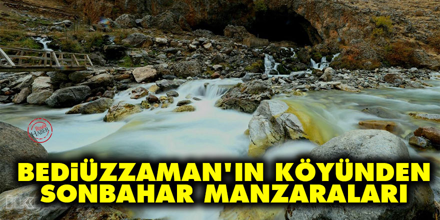 Bediüzzaman'ın köyünden sonbahar manzaraları