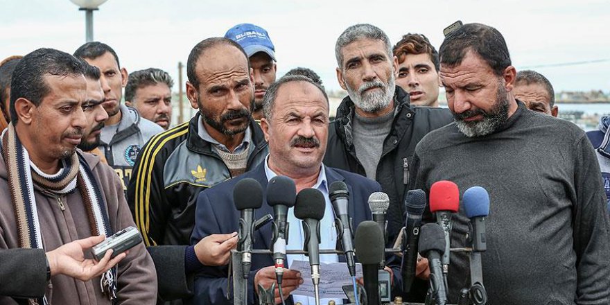 Gazzeli balıkçılardan 'deniz ablukası' karşıtı gösteri