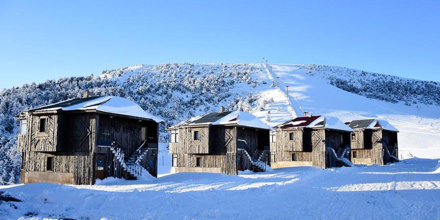 Zigana Dağı'nda kar güzelliği
