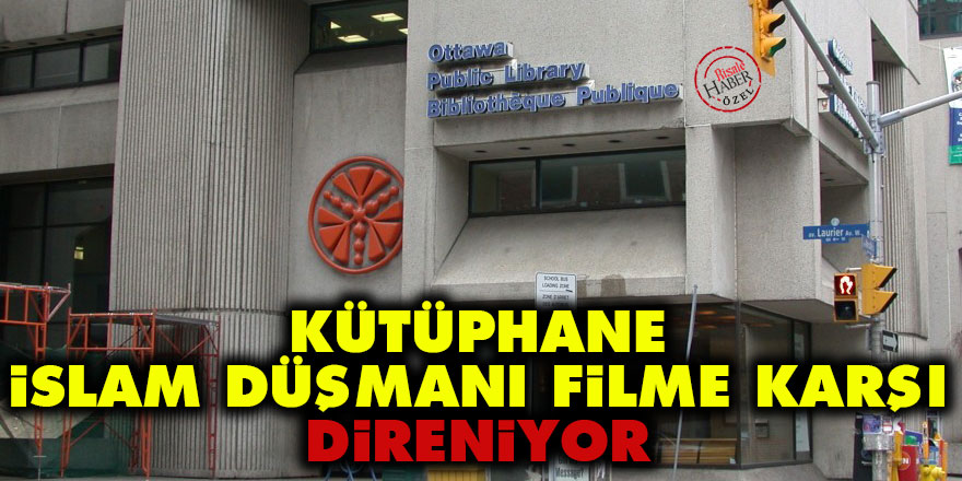 Kütüphane, İslam düşmanı filme karşı direniyor