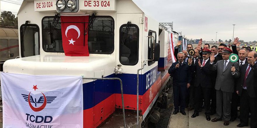 'Demir İpek Yolu'nda Mersin'den ilk tren yola çıktı