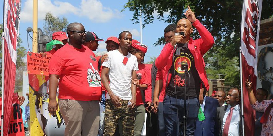 Güney Afrika'da Filistin'e destek gösterisi