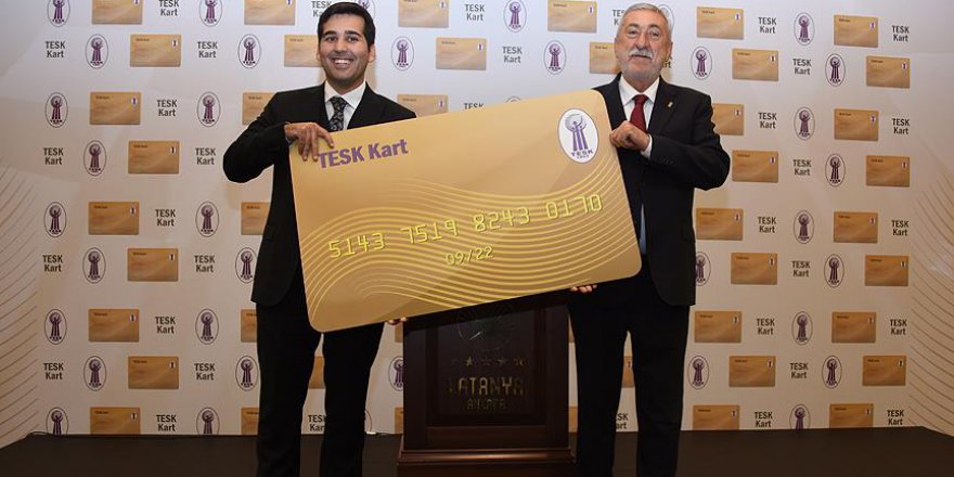 Esnaf "TESK Kart"ı yarın kullanabilecek