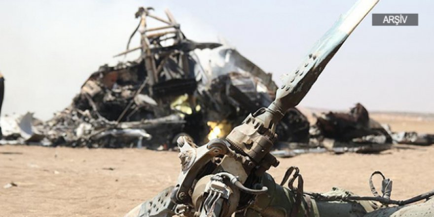 Şam'da sivillere bomba yağdıran rejim helikopteri düşürüldü