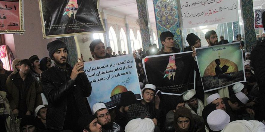 Afganistan'da ABD'nin Kudüs kararı protesto edildi