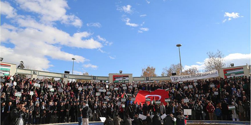 ABD'nin Kudüs kararı protesto ediliyor