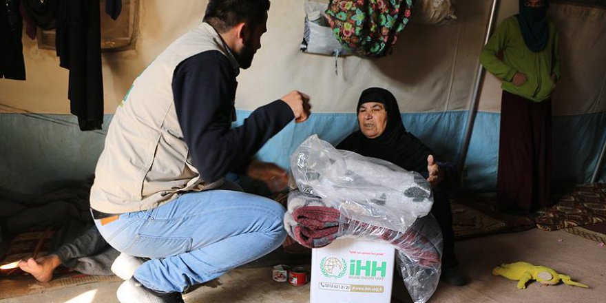 İHH'dan Iraklı Türkmen ailelere gıda ve battaniye yardımı